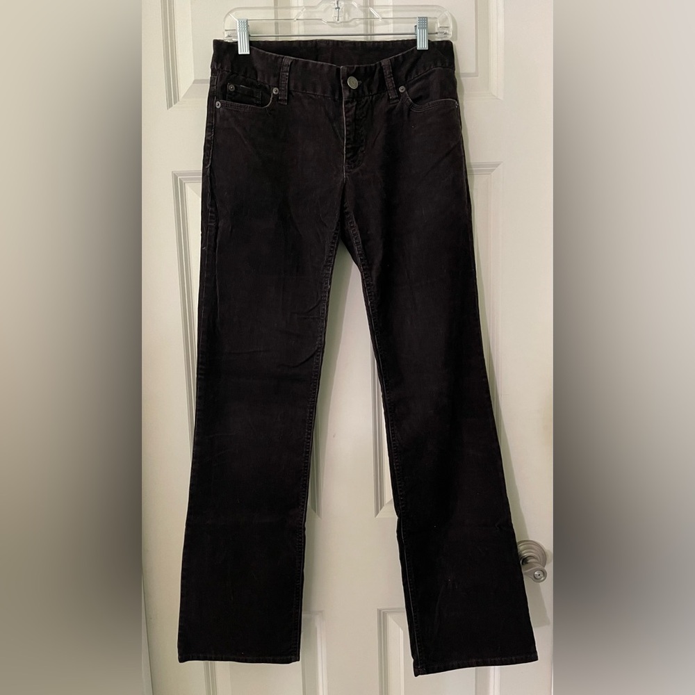 Women’s Vintage Y2K J.Crew favorite fit brown corduroy pants, 4R Fall